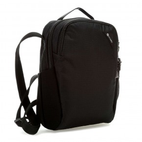 Сумка через плече Pacsafe Vibe 200 7.5 л чорна антизлодій 5 ступенів захисту - 60181130
