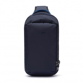 Сумка через плече Pacsafe Vibe 325 10 л темно-синя антизлодій 5 ступенів захисту - 60221658