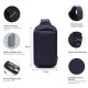 Сумка через плече Pacsafe Vibe 325 10 л темно-синя антизлодій 5 ступенів захисту - 60221658