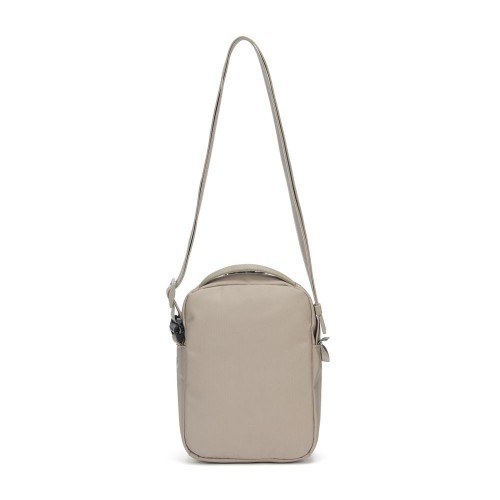 Сумка через плече Pacsafe V Companion Crossbody 5 л бежева антизлодій 5 ступенів захисту - 61105237