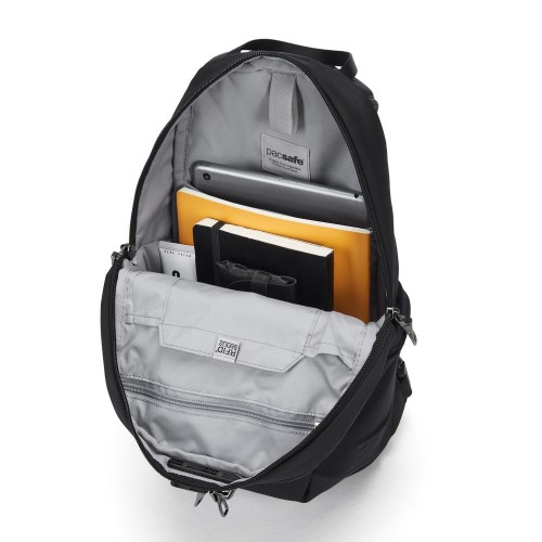 Рюкзак Pacsafe V12 Tech 12 л чорний антизлодій 5 ступенів захисту - 61140100